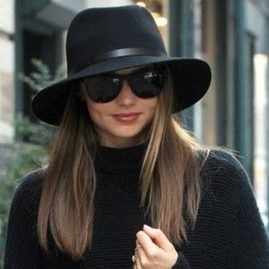 Rag Bone Floppy Brim Wool Fedora Hat 